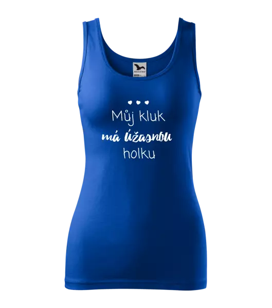 Dámské tílko Můj kluk má úžasnou holku