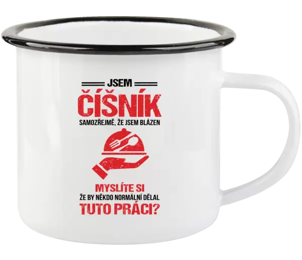 Plecháček Samozřejmě, že jsem blázen - číšník