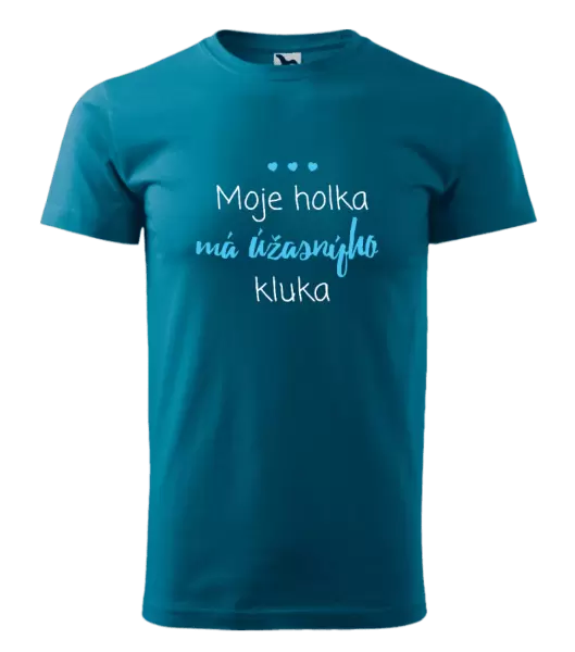 Pánské tričko Moje holka má úžasnýho kluka
