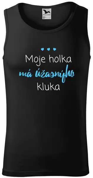 Pánské tílko Moje holka má úžasnýho kluka
