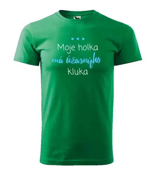 Pánské tričko Moje holka má úžasnýho kluka