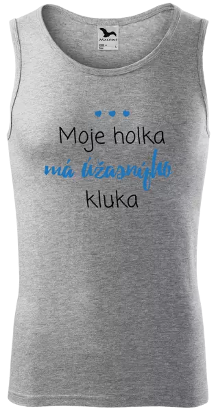 Pánské tílko Moje holka má úžasnýho kluka