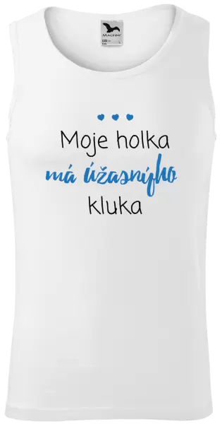 Pánské tílko Moje holka má úžasnýho kluka