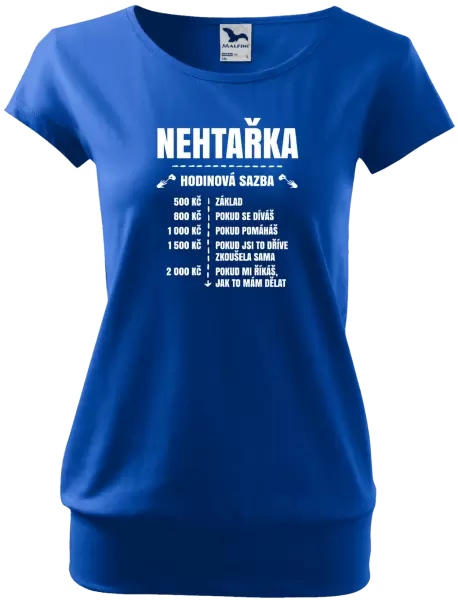Dámské tričko Hodinová sazba - nehtařka