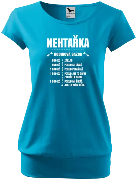Dámské tričko Hodinová sazba - nehtařka