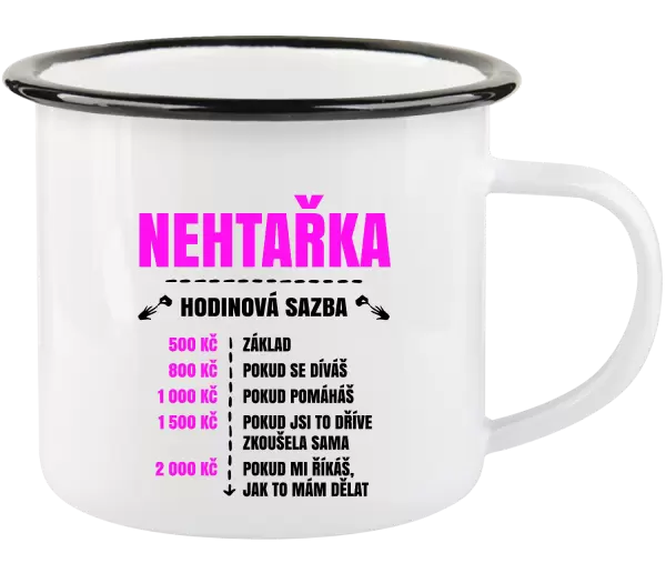 Plecháček Hodinová sazba - nehtařka