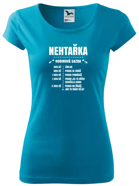 Dámské tričko Hodinová sazba - nehtařka