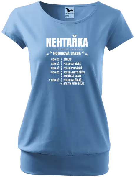 Dámské tričko Hodinová sazba - nehtařka