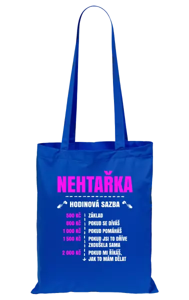 Látková taška Hodinová sazba - nehtařka