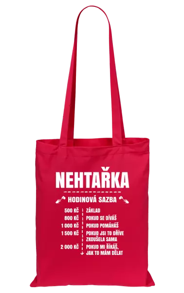 Látková taška Hodinová sazba - nehtařka