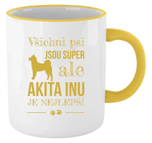 Hrnek Akita Inu je nejlepší