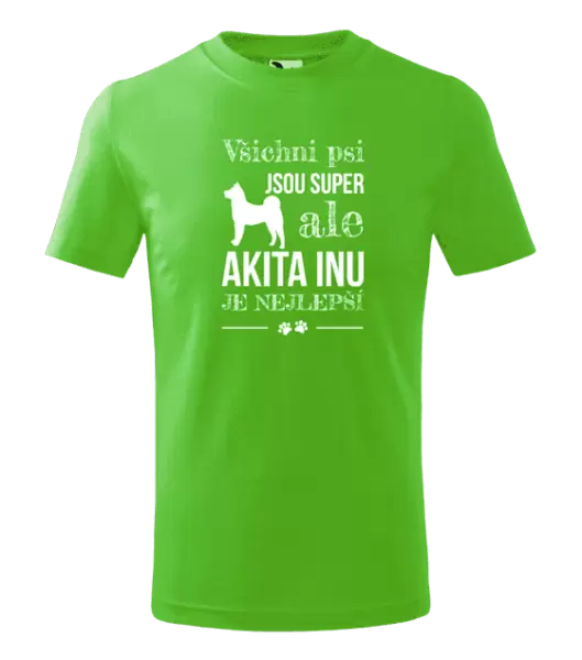 Dětské tričko Akita Inu je nejlepší
