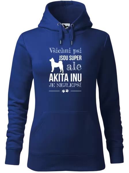 Dámská mikina Akita Inu je nejlepší