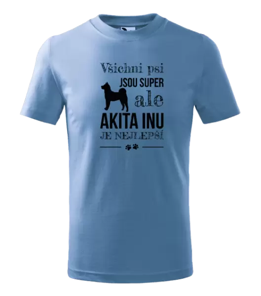 Dětské tričko Akita Inu je nejlepší