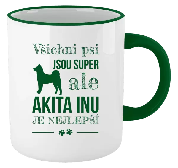 Hrnek Akita Inu je nejlepší