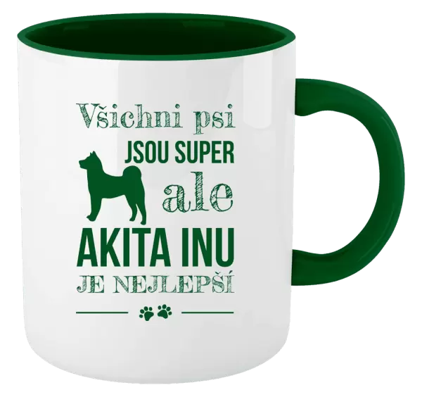 Hrnek Akita Inu je nejlepší