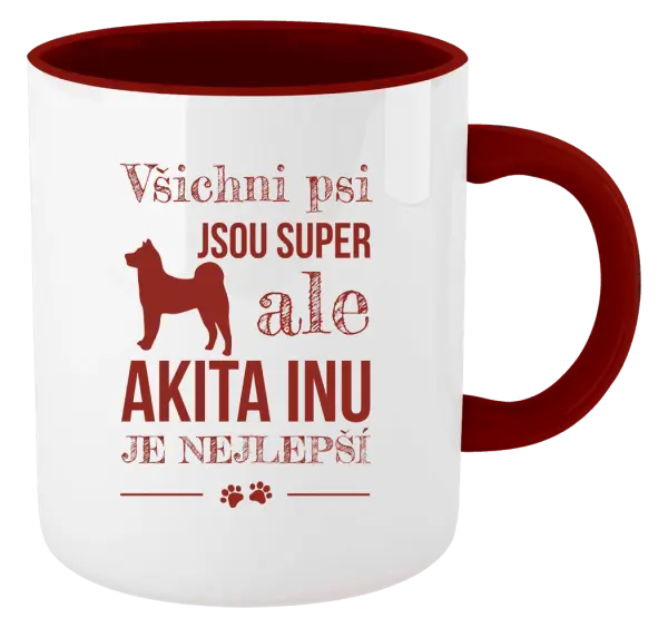 Hrnek Akita Inu je nejlepší