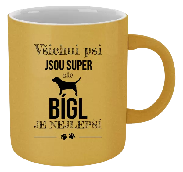 Metalický hrnek Bígl je nejlepší