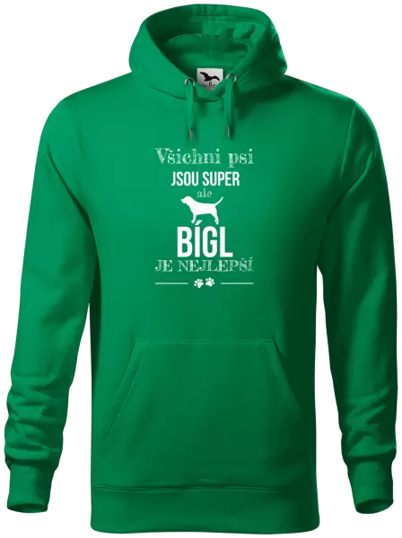 Pánská mikina Bígl je nejlepší