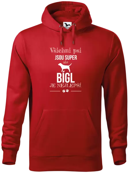 Pánská mikina Bígl je nejlepší