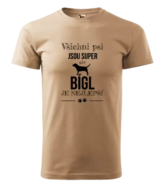 Pánské tričko Bígl je nejlepší