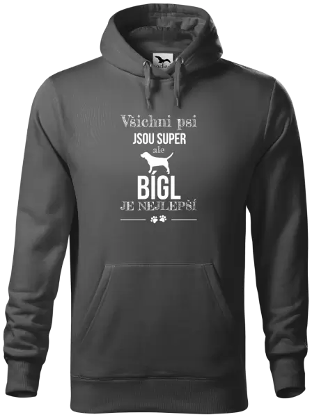Pánská mikina Bígl je nejlepší