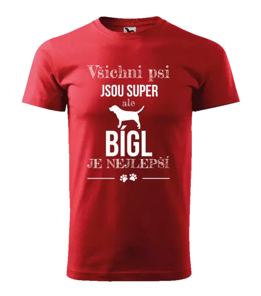 Pánské tričko Bígl je nejlepší