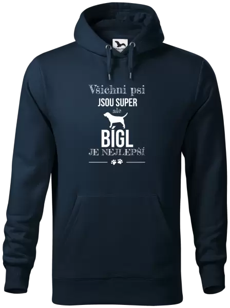 Pánská mikina Bígl je nejlepší