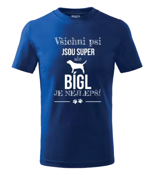 Dětské tričko Bígl je nejlepší