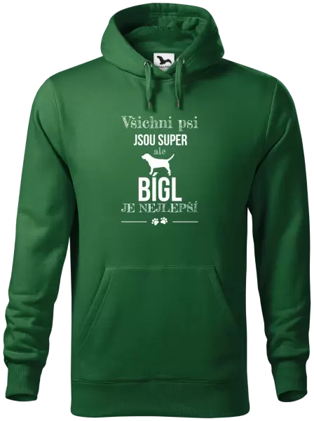 Pánská mikina Bígl je nejlepší
