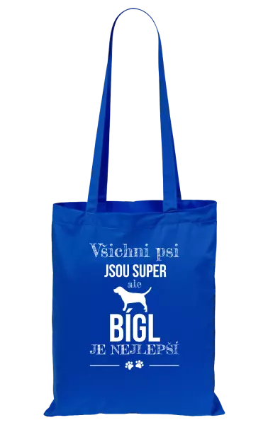 Látková taška Bígl je nejlepší