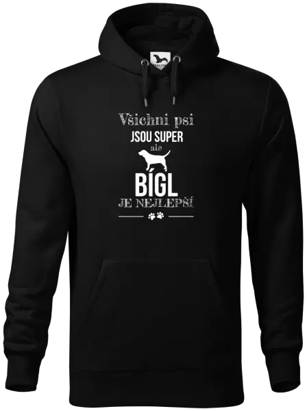 Pánská mikina Bígl je nejlepší
