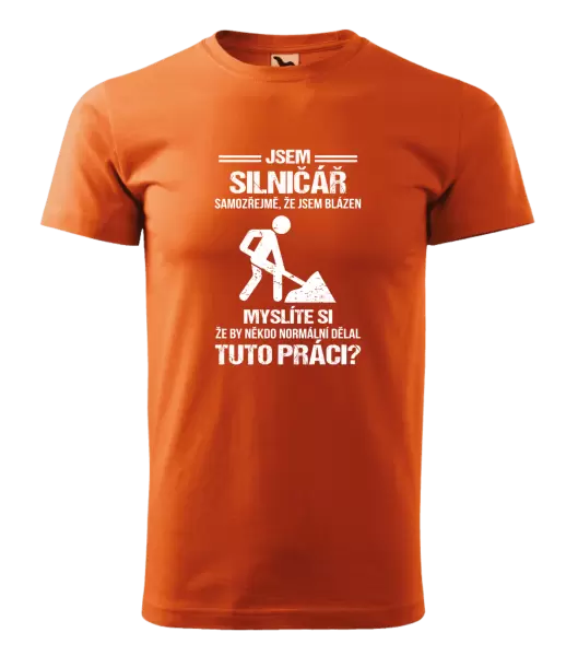 Pánské tričko Samozřejmě, že jsem blázen - silničář