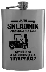 Placatka Samozřejmě, že jsem blázen - skladník