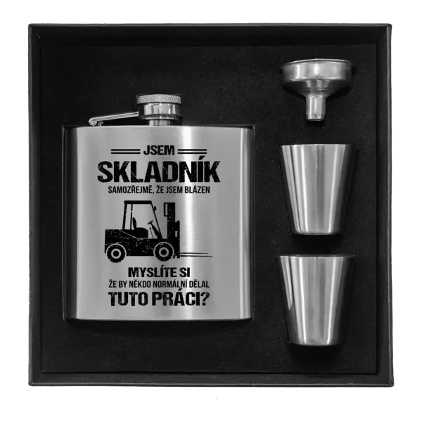 Placatka v krabičce Samozřejmě, že jsem blázen - skladník