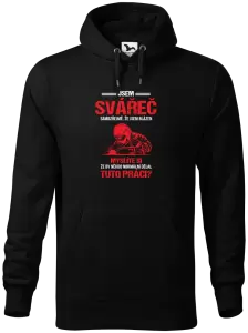 Pánská mikina Samozřejmě, že jsem blázen - svářeč