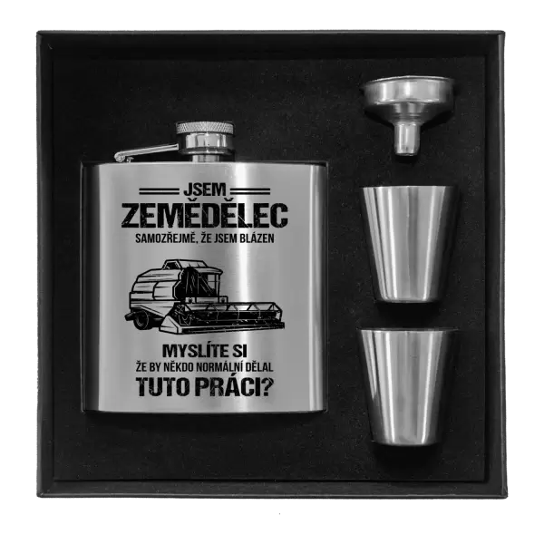 Placatka v krabičce Samozřejmě, že jsem blázen - zemědělec