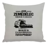 Polštář Samozřejmě, že jsem blázen - zemědělec