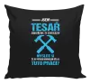 Polštář Samozřejmě, že jsem blázen - tesař
