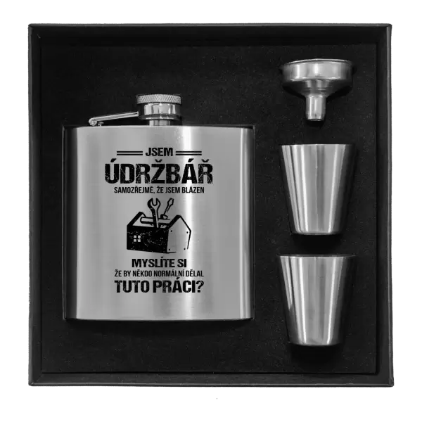 Placatka v krabičce Samozřejmě, že jsem blázen - údržbář