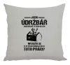 Polštář Samozřejmě, že jsem blázen - údržbář