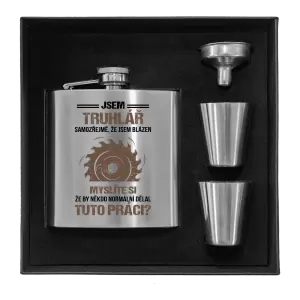 Placatka v krabičce Samozřejmě, že jsem blázen - truhlář