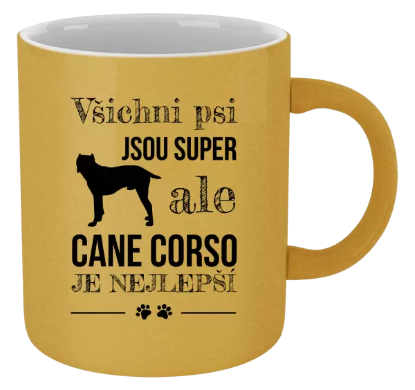 Metalický hrnek Cane Corso je nejlepší