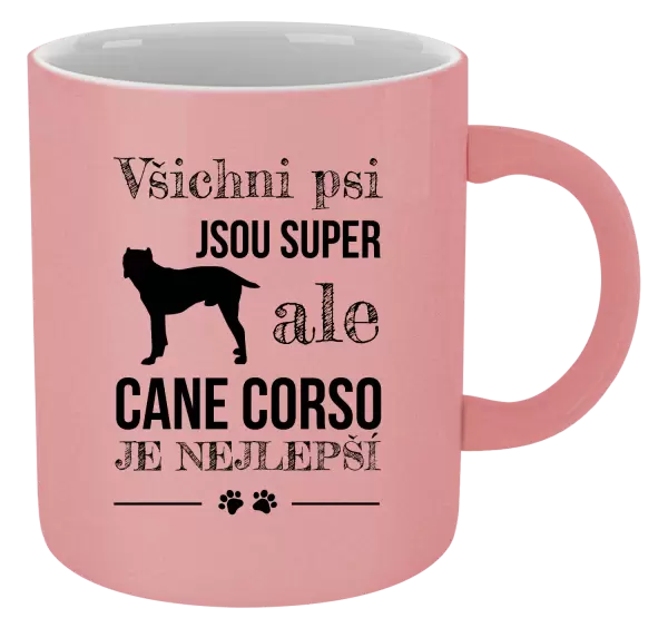 Metalický hrnek Cane Corso je nejlepší
