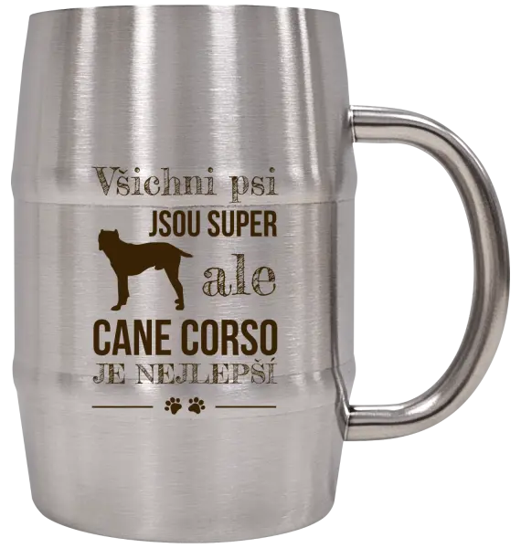 Nerezový chladicí půllitr Cane Corso je nejlepší