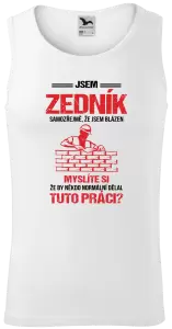 Pánské tílko Samozřejmě, že jsem blázen - zedník