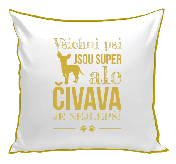 Polštář Čivava je nejlepší