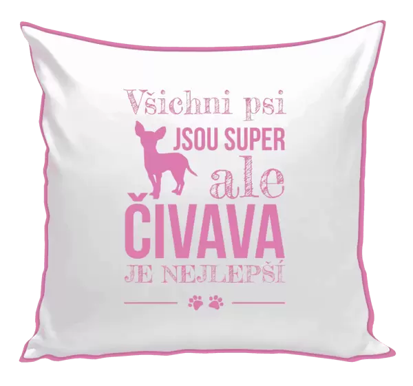 Polštář Čivava je nejlepší