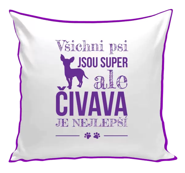 Polštář Čivava je nejlepší
