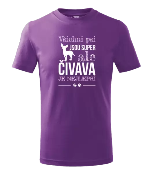 Dětské tričko Čivava je nejlepší